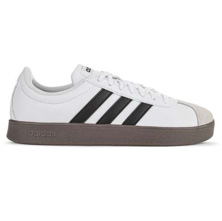 Tênis Adidas Vl Court Base Branco E Preto - Unissex
