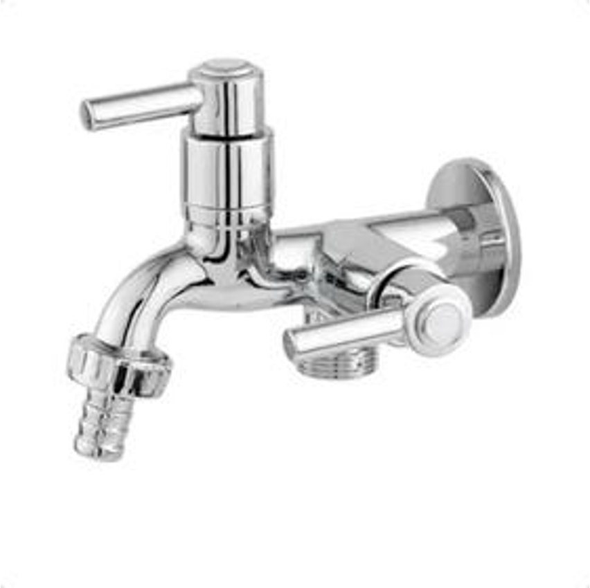 Torneira Tanque Máquina de Lavar Dupla Saída Universal 1/4 Volta - Dazie Metais