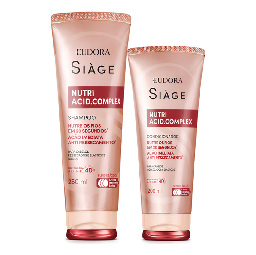 Combo Siàge Nutri Acid.complex: Shampoo 250ml + Condicionado