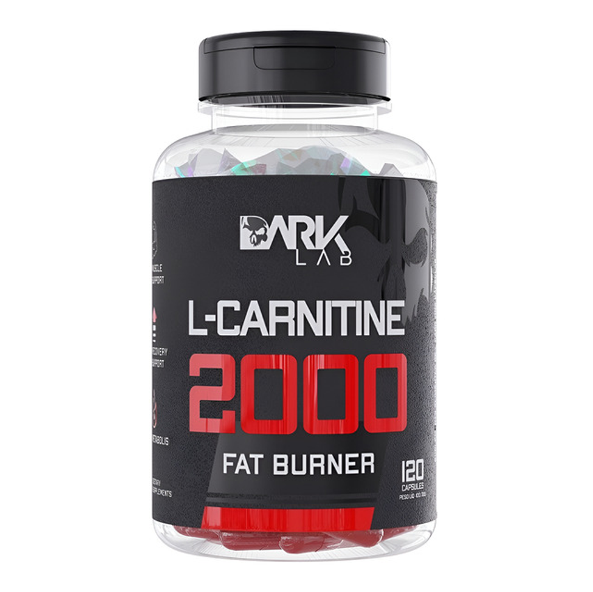 L-carnitina 2000 Queimador Gordura 120 Cápsulas - Dark Lab Sabor Sem Sabor