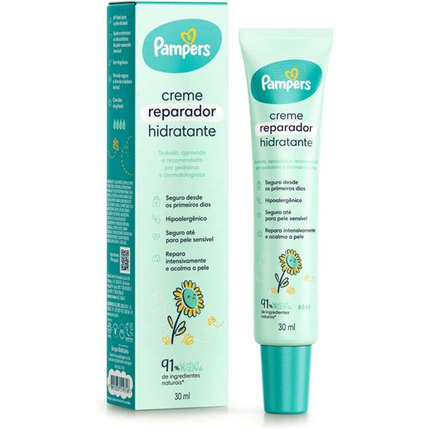 Pampers Creme Reparador Hidratante Corporal Girassol 30ml