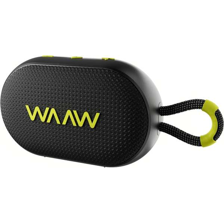 WAAW by ALOK Caixa de Som Bluetooth ME 110 12 Horas de Reprodução, Resistente à Água com Alça Integrada