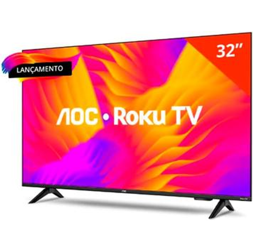 Smart Tv Aoc Dled 32 Wi-fi Roku Tv Quad Core 32s5155/78g