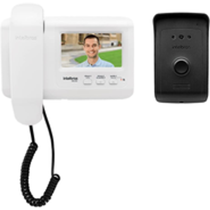 Vídeo Porteiro Com Monofone E Visão Noturna Ivr 1010 Branco Intelbras