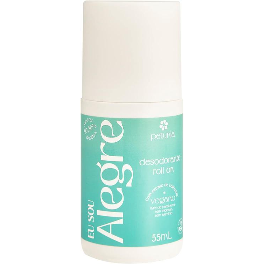 Petunia Desodorante Vegano Roll On Eu Sou Leve 55Ml