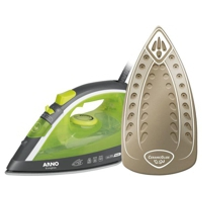 Ferro De Passar Roupa A Vapor E A Seco Arno - Ecogliss Fec1 Verde