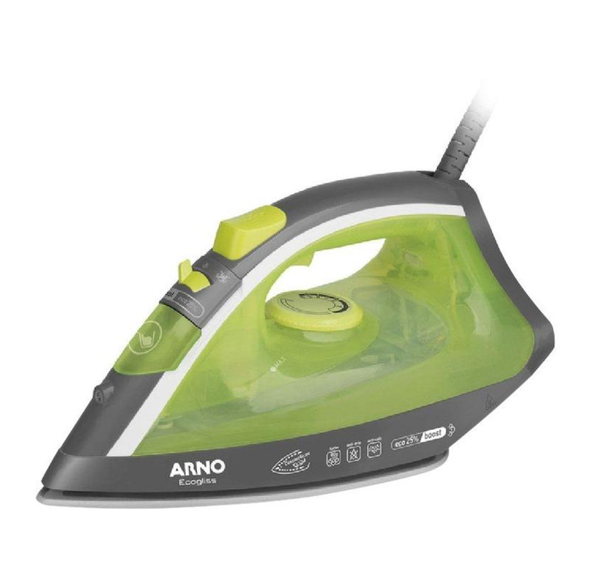 Ferro de Passar Roupa a Vapor e a Seco Arno Ecogliss FEC1 Verde