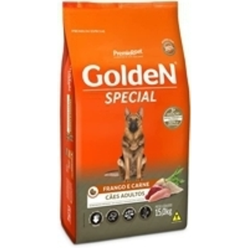Premier Pet Golden Special - Ração Para Cães Adultos, Sabor Frango E Carne, 15kg