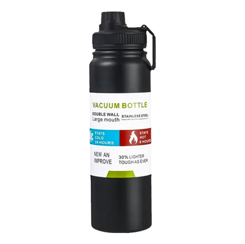 Garrafa Térmica 800ml  Água Squeeze Inox Academia Quente e Frio