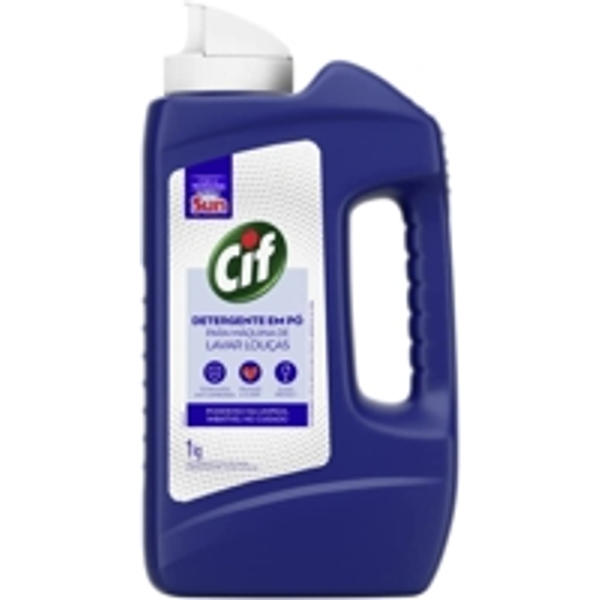 Detergente em Pó Cif Para Máquina De Lavar Louças 1kg