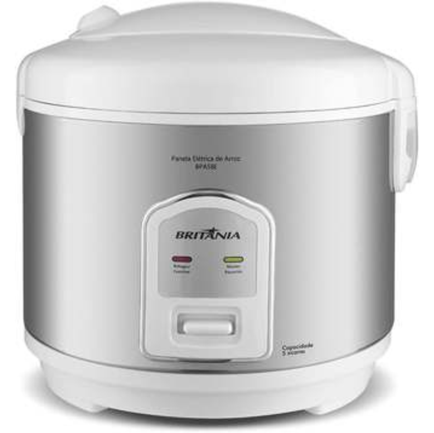 Panela de arroz, Bpa5bi, 5 xícaras, Branco, 110v, Britânia