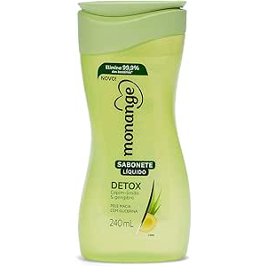 Monange Sabonete Líquido Detox 240Ml