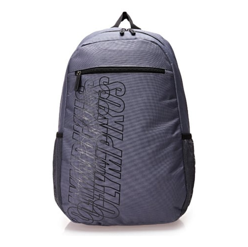 Mochila Masculina E Feminina Oiwb221808 Basic Olympikus Cor PITCH GRAY/PRETO Desenho do tecido Liso