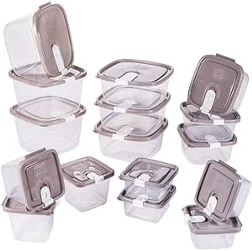 Conjunto de Potes Trio 16 peças, Plasútil