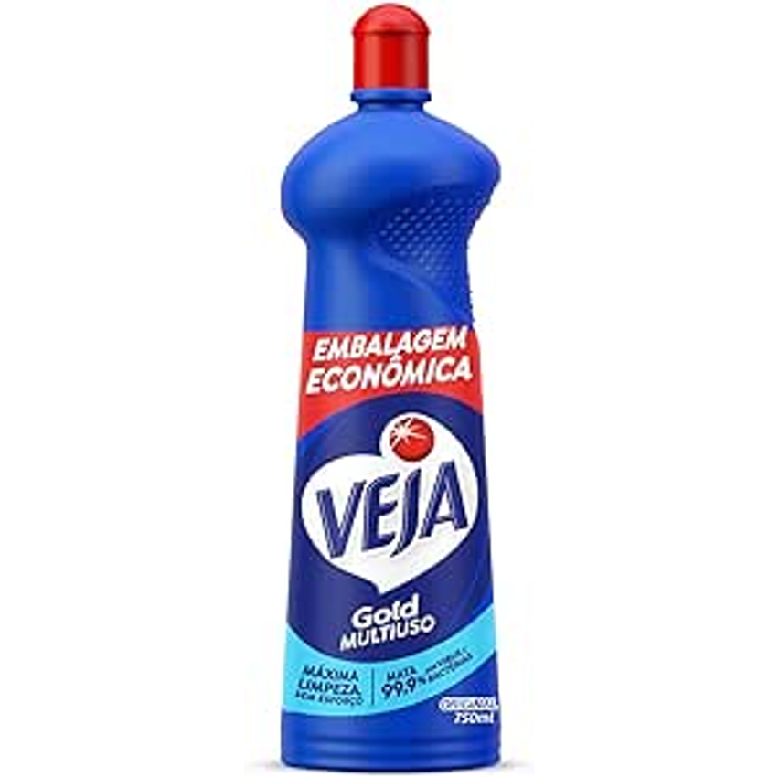 Veja Limpador Multiuso Gold Original 750Ml Embalagem Econômica