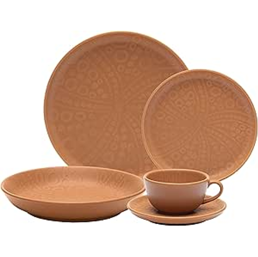 Oxford Aparelho De Jantar 20 Peças Flat Estrela Do Mar