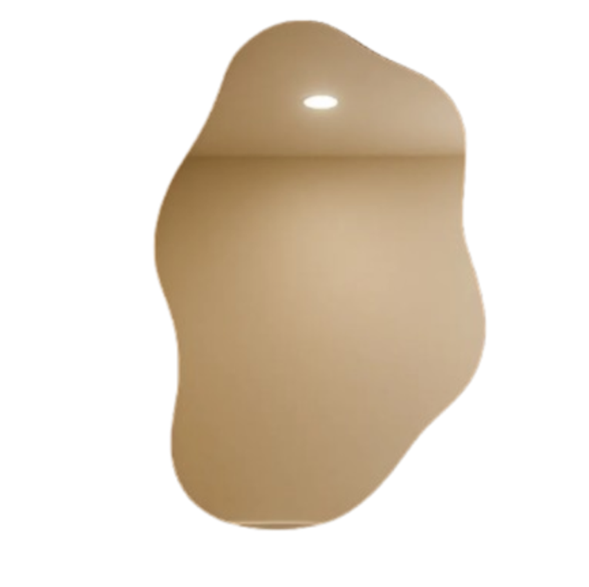 Espelho Vildrex Pisa 70x50cm Design Moderno Lapidado Luxo