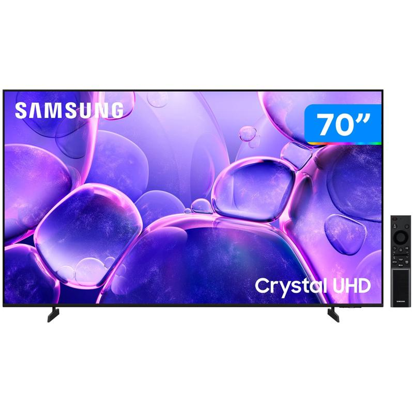 Smart TV 70" Samsung UHD 4K Crystal U8500F UN70U8500FGXZD Tizen 2025