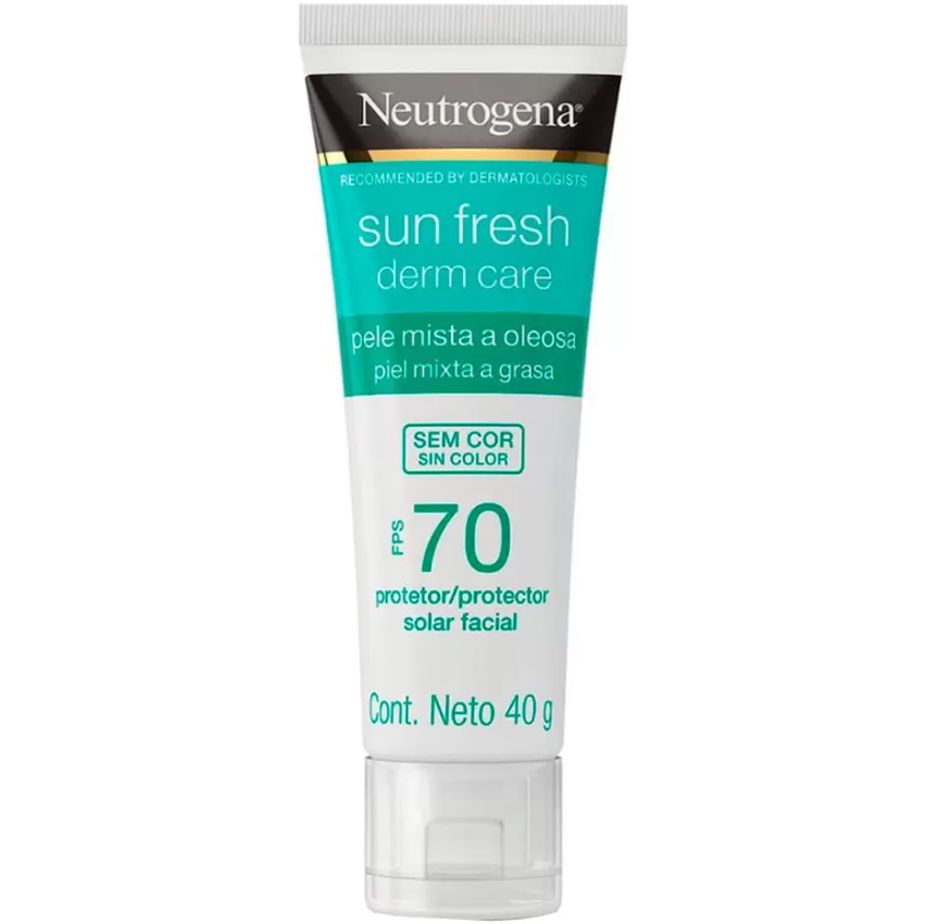 Protetor Solar Neutrogena Sun Fresh Derm Care Facial Fps70