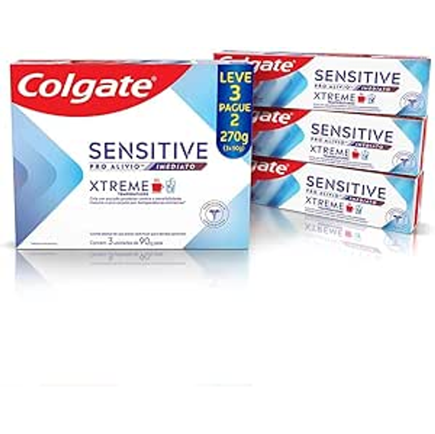 Colgate Creme dental Sensitive Pro Alívio Imediato Xtreme 3x90g