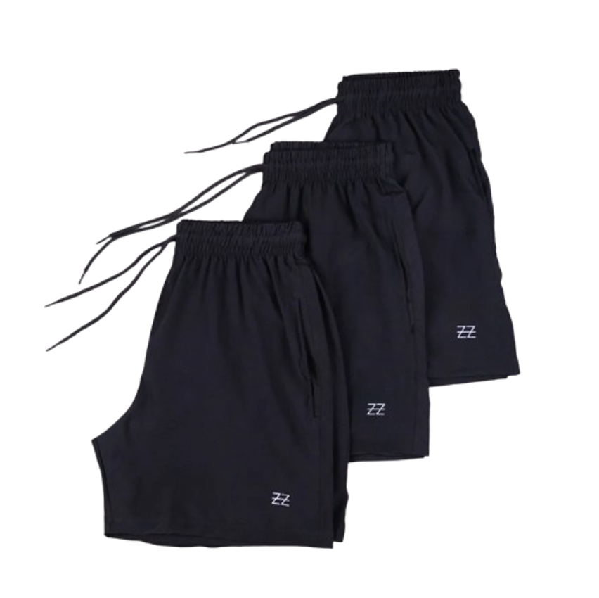 Kit 3 Bermudas Masculinas Academia Treino Praia Verão Fit