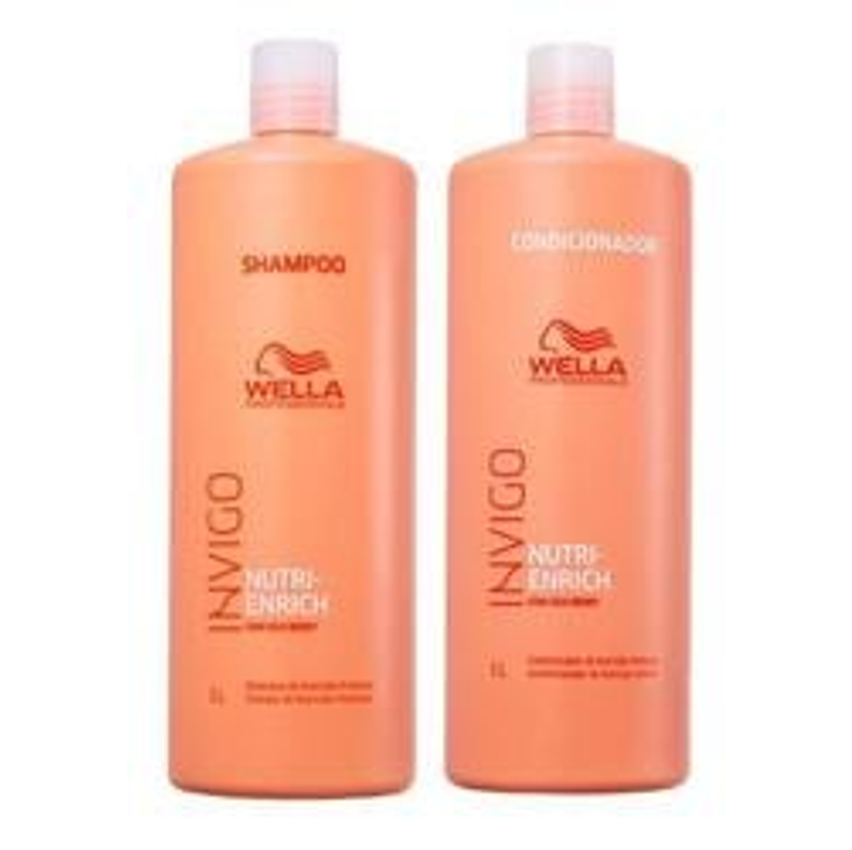 Kit Wella Pro Invigo Enrich Shampoo 1l + Condicionador 1l