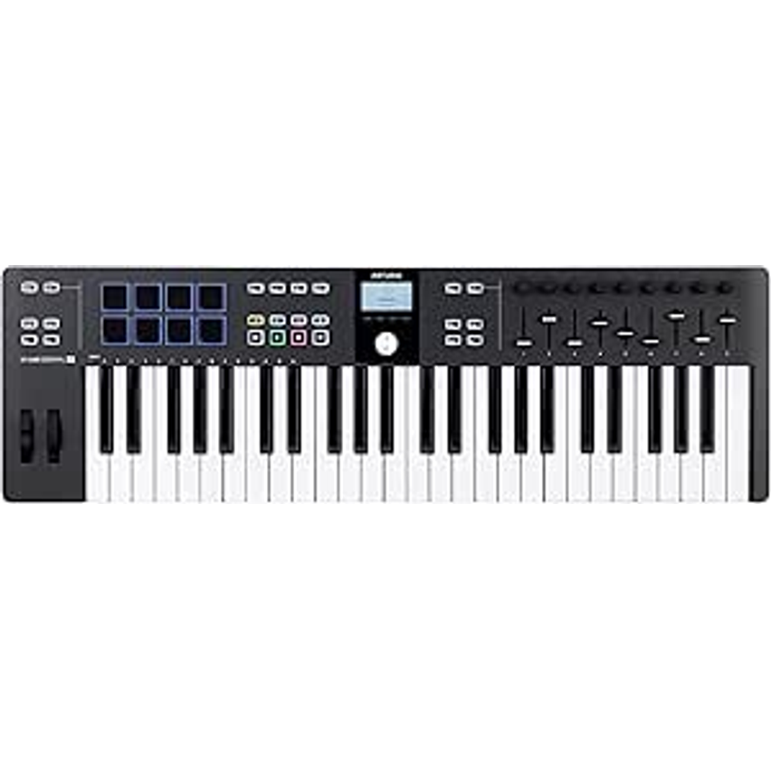 Teclado Controlador Arturia Keylab Essential 49 Mk3 Black Edition
