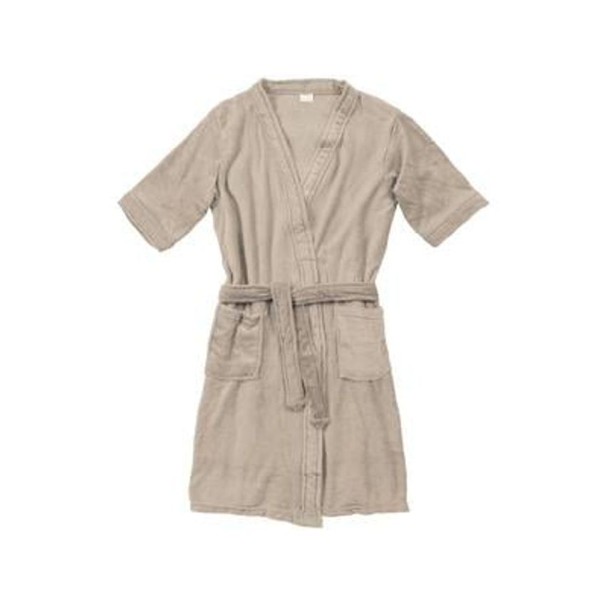 Roupão de Inverno Atlântica Kimono de Microfibra Cru