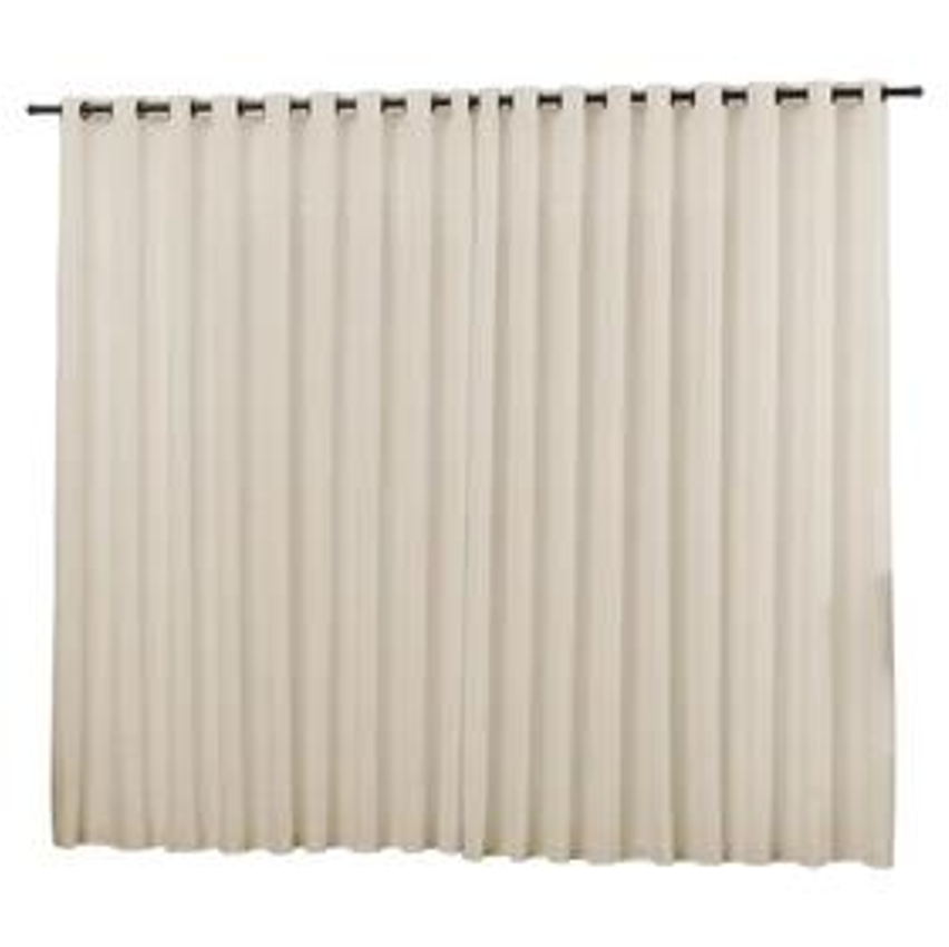 Cortina 3 Metros Tecido Oxford Grosso 3,00 X 2,50 Largura Pra Quarto Sala Janela Varão Simples Premium - F.V Enxovais