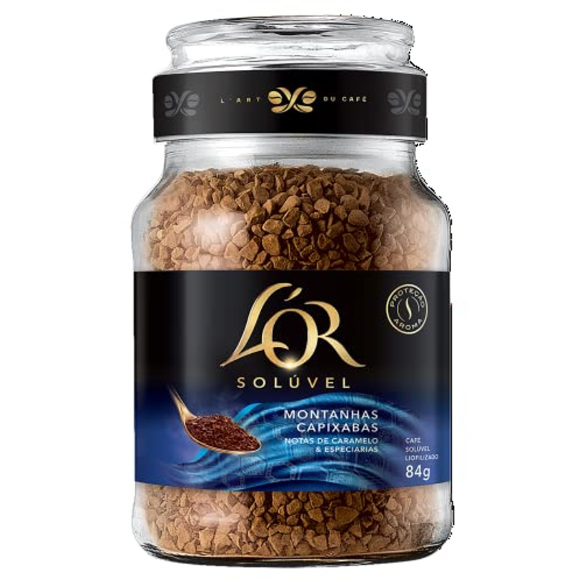 Café Solúvel Montanhas Capixabas L'or Vidro 84g