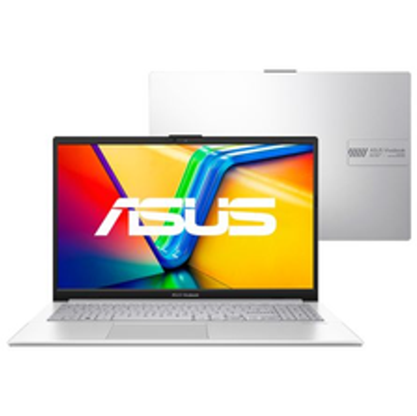 Notebook ASUS Vivobook Go E1504GA Intel Core i3 N305 4GB Ram 256GB SSD Linux KeepOS Tela 15,6" FHD Silver - NJ447