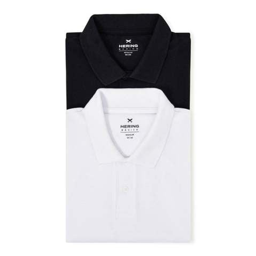 Kit Camisas Polo Hering Básicas Masculinas 2 Peças