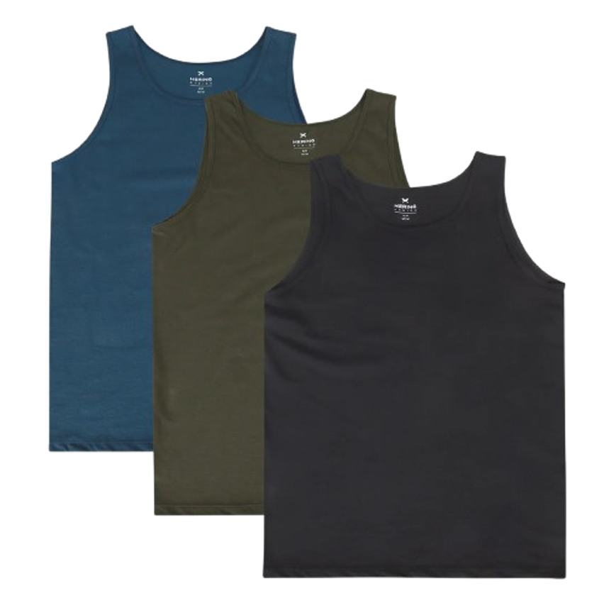 Kit Regata Hering C/ 3 Peças Masculino - Azul Turquesa+Preto