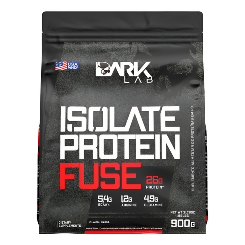 Whey Isolate Protein Fuse 900g Dark Lab Sabor Chocolate