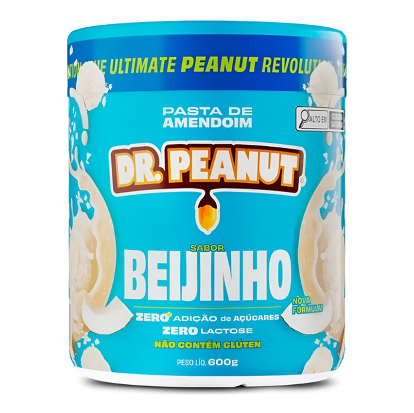 Pasta De Amendoim Com Whey Protein Beijinho (600g) Dr. Penau