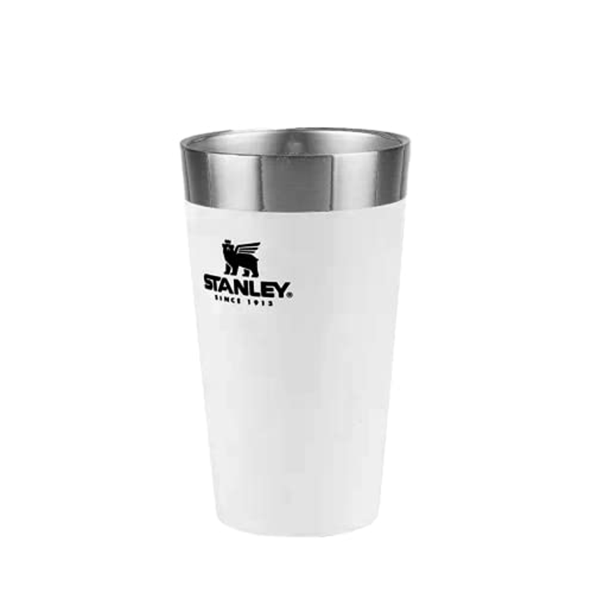 Stanley - Copo de cerveja isolado, copo empilhável Stay Chill de 473 ml, para bebidas quentes ou frias, Polar