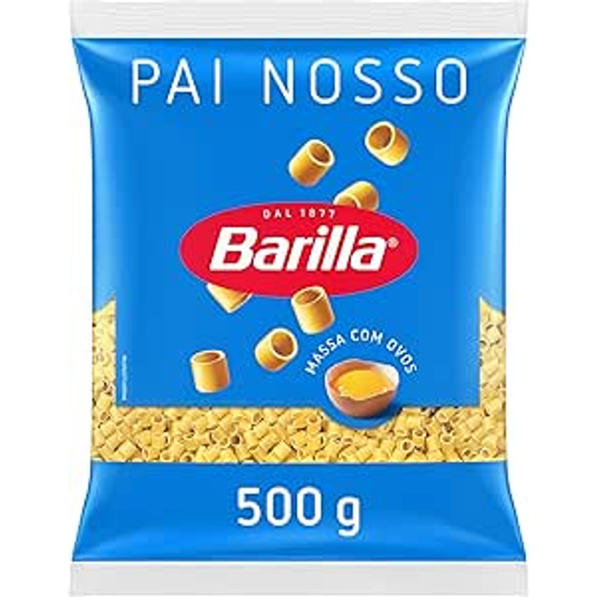 Barilla Macarrão Pai Nosso Com Ovos 500G Para Sopas