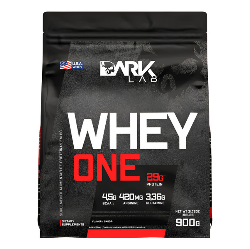 Whey One Protein Proteína Sachê Refil 900g - Dark Lab Sabor Chocolate