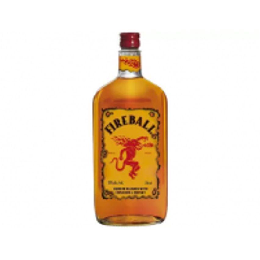 Licor de Whisky Fireball com Canela Red Hot 750ml