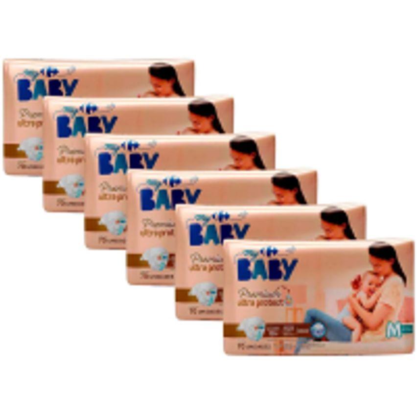 Fralda Carrefour My Baby M Soft & Protect - 420 Unidades