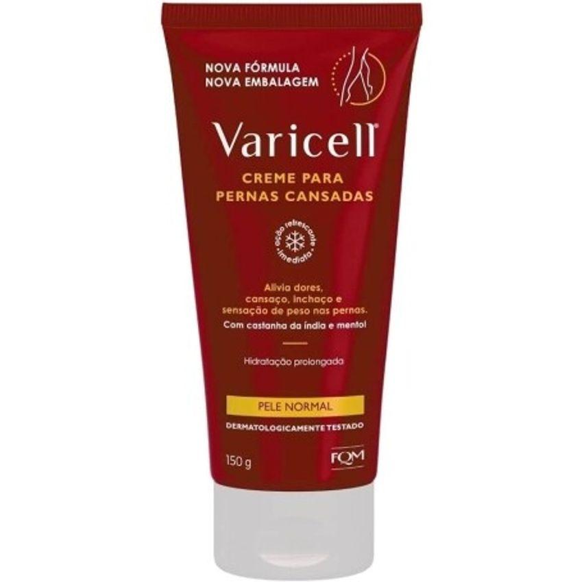 Varicell Creme Pele Normal 150g - Creme para Varizes Dores e Pernas Cansadas