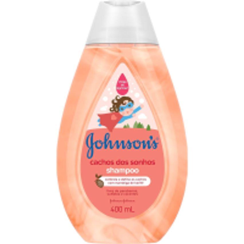 2 Unidades Shampoo Para Cabelos Cacheados Johnson's Baby Cachos Dos Sonhos 400ml