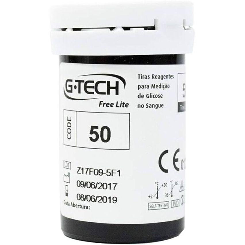 G-Tech Tiras Reagentes Lite (Caixa Com 50 Unidades)