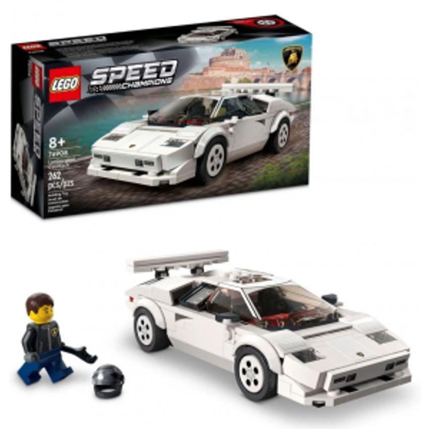 LEGO Speed Champions Lamborghini Countach; Kit de Construção (262 peças)