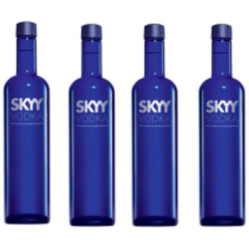 4 Unidades Vodka Skyy 750ml