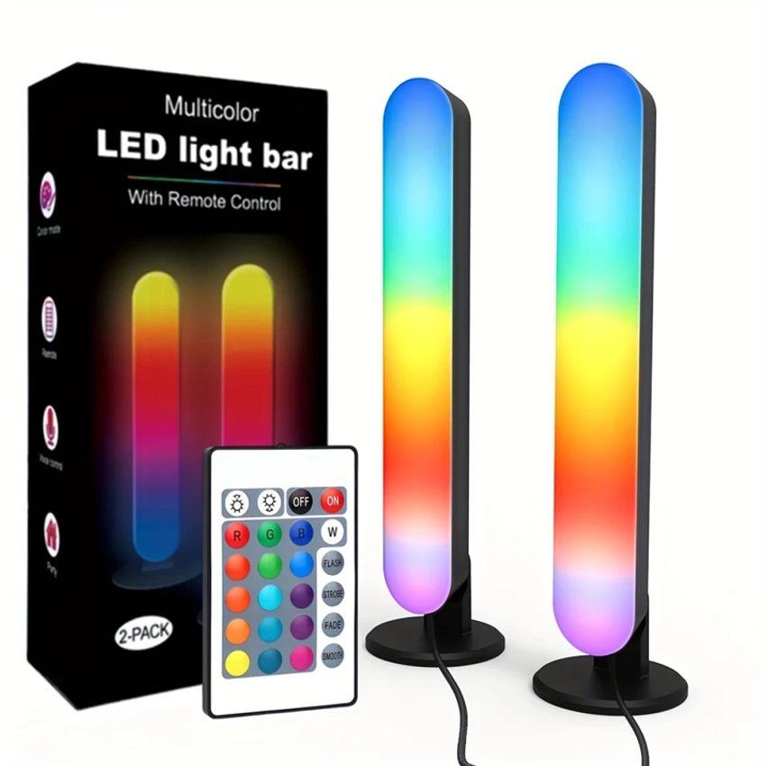 RGB Light Music Rhythm Pickup Lights atualizado modelo recarregável USB decoração de Natal desktop bar