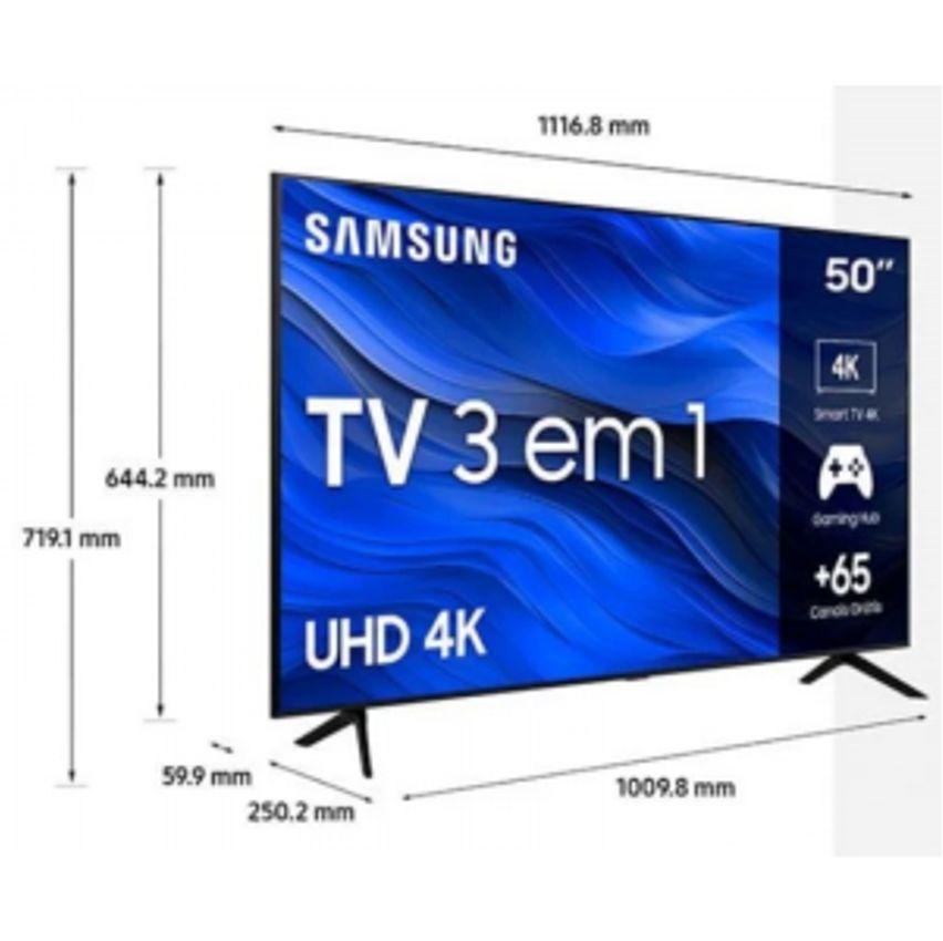 Smart TV Samsung 43" 4K Gaming Hub Visual Live 2023 - UN43CU7700GXZD