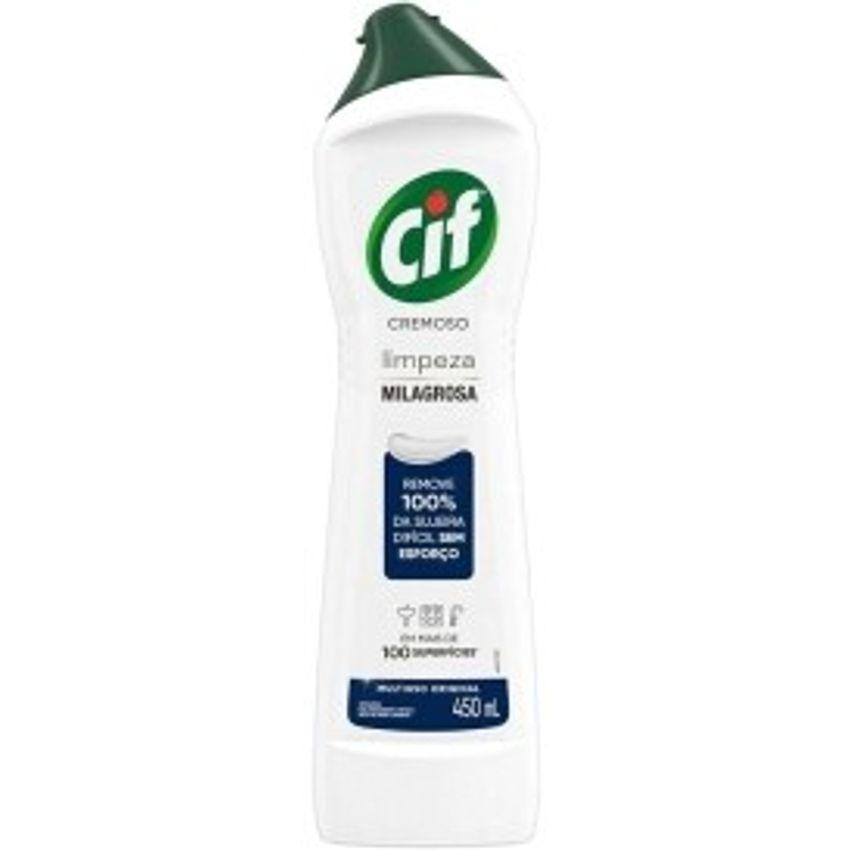 CIF Cremoso Limpeza Milagrosa remove 100% da sujeira 450 ml