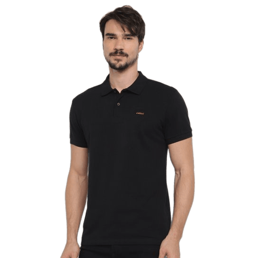 Camisa Polo Colcci Casual Masculina - Preto