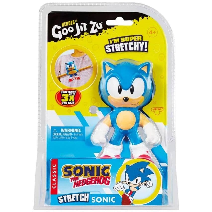 Figura Elástica - Sonic - Goo Jit Zu - Super Elástico - Azul - Sunny